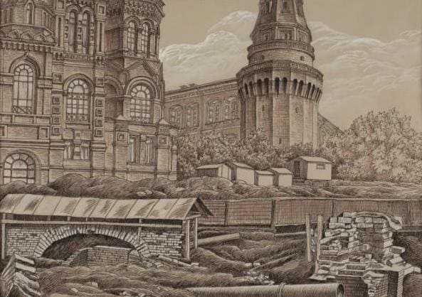 выставка Владимир Пирогов Полевые зарисовки, Центр Гиляровского, фото пресс-служба