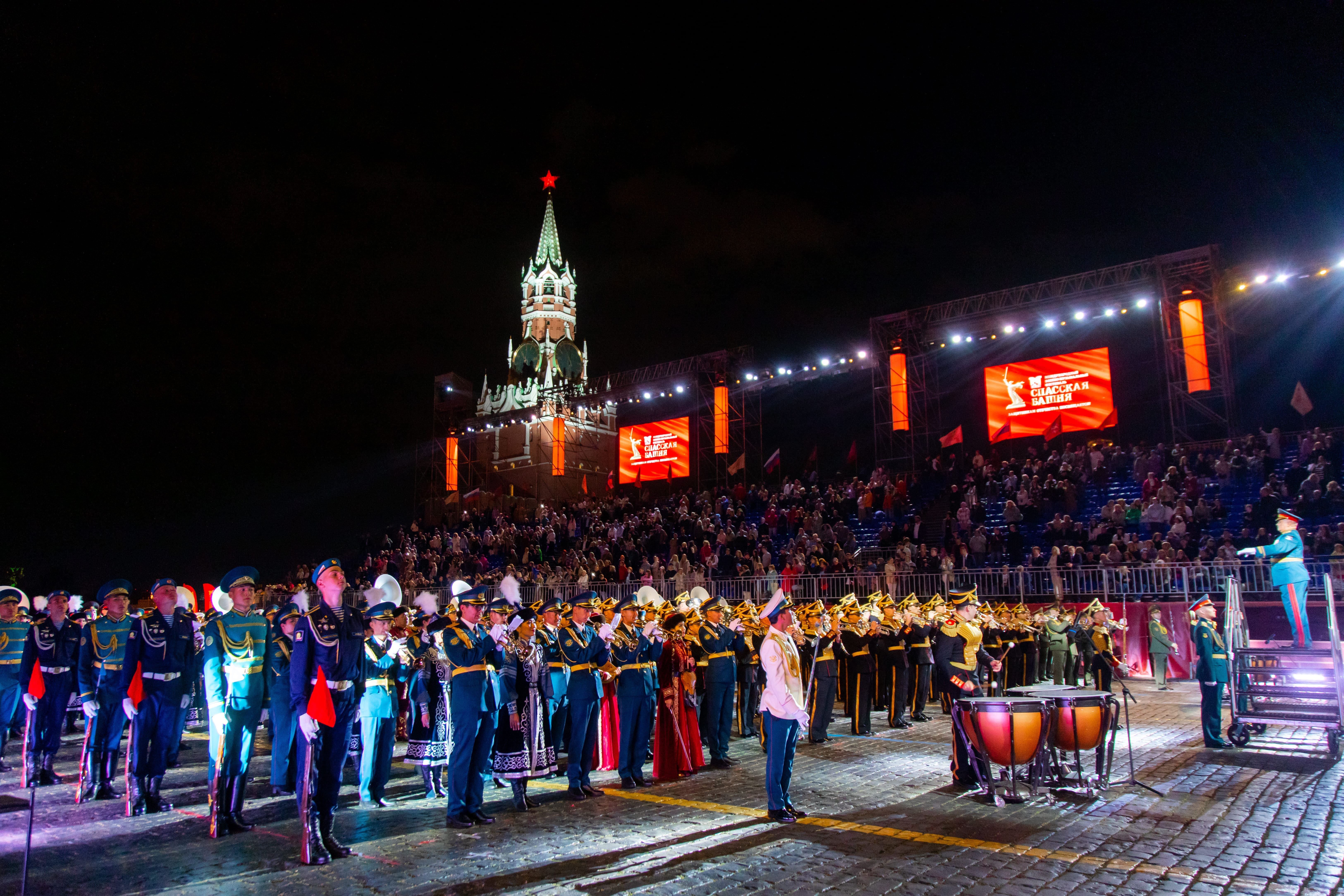 Генеральная репетиция фестиваля Спасская башня - 2025. Фото Георгий Басалаев