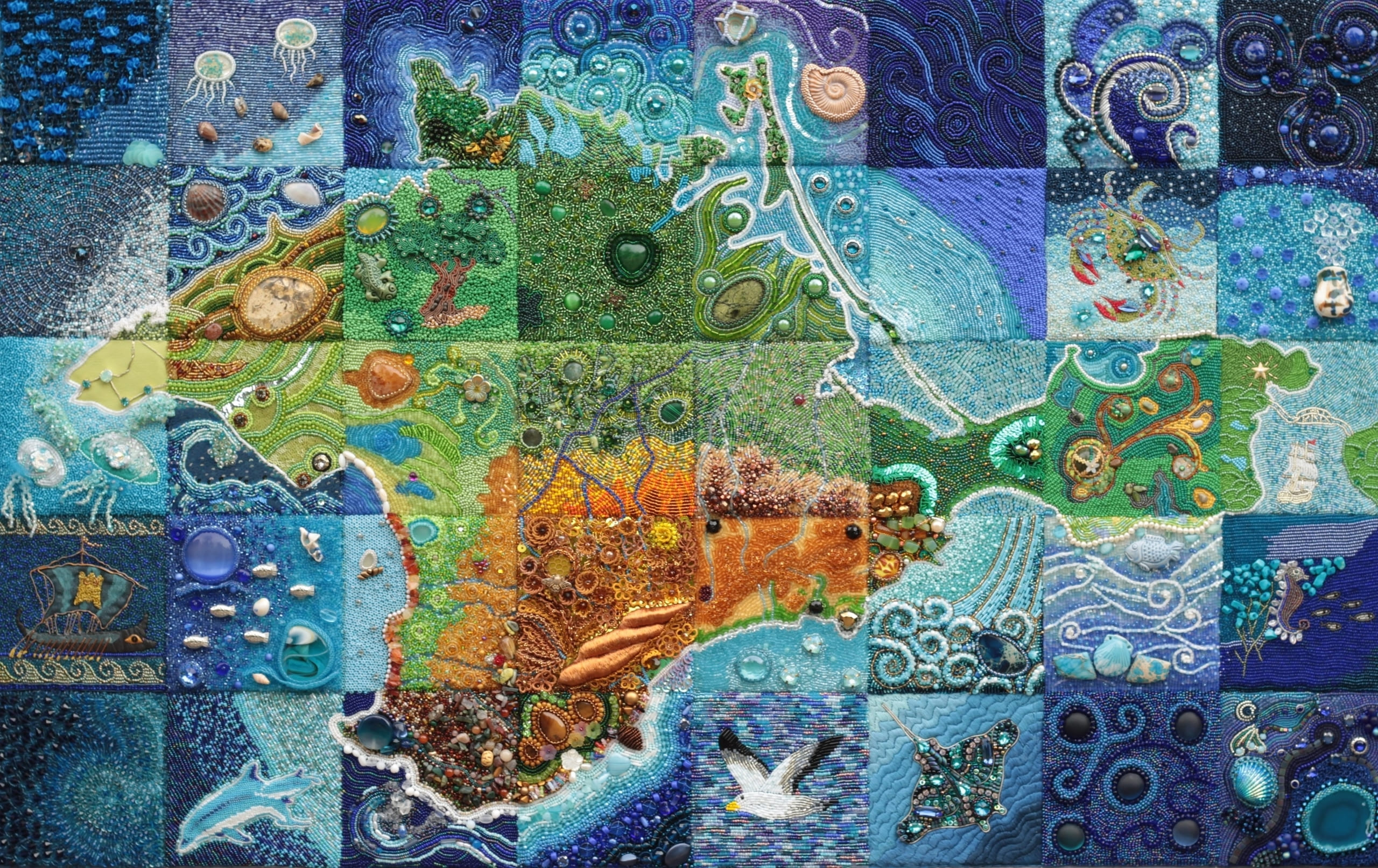 VI Художественно-промышленная выставка-форум «Уникальная Россия» (Карта Крыма)