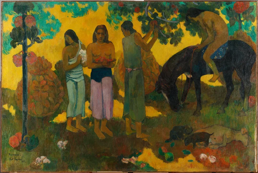 Поль Гоген. Сбор плодов (Ruperupe). 1899. ГМИИ им. А. С. Пушкина